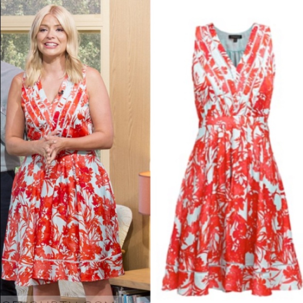 Banana Republic floral fit & flair dress
